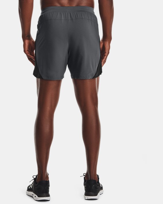 Men's UA Launch Run 5" Shorts in Gray image number 1